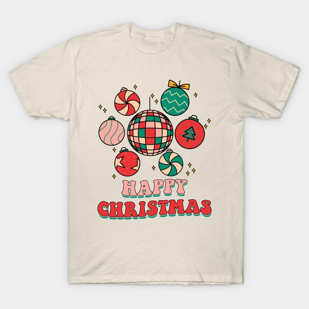 Happy Christmas T-Shirt by EliseOB